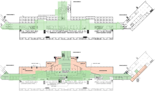 Terminal Expansion Project Drawings - Existing and Proposed Layouts